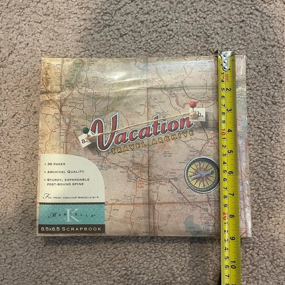 MARCELLA BY K 30pcs Vacation Travel Archive Scrapbook
